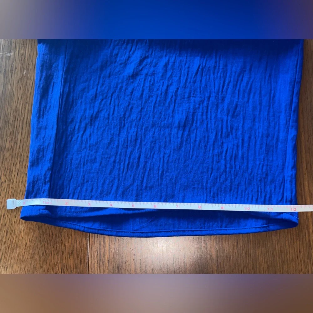 Susan Graver Electric Blue Wide-Leg Pants - Picture 5 of 14